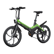 MS ENERGY električni bicikl I10 CRNO ZELENI