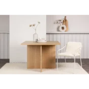 Venture Design Jedilna miza Leo 100x100x75 cm naravna