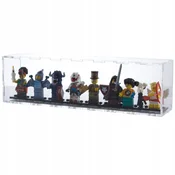 Vitrina za 8 lego minifigur, ščiti pred prahom in UV-žarki, minifigure