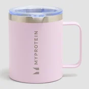 Myprotein reciklirana metalna šalica za kavu 350ml - roza