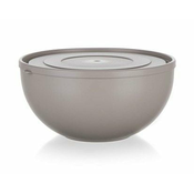 Banquet Plastična posoda s pokrovom CULINARIA premer 24,7 cm 4 l, Latte, komplet 6 kosov