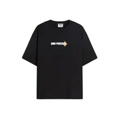 Bershka Majica barva blata/črna/bela