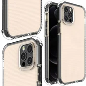 HURTEL OVITEK ZA OHIŠJE SPRING ARMOR ZA IPHONE 12 PRO BLACK, (22064491)