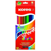 Trikotne dvostranske barvice 3 mm, z o