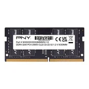 PNY Performance 16 GB DDR4 RAM, 3200 MHz, SO-DIMM, 1x16GB