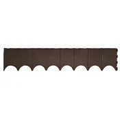 Vrtna obroba 11,6 cm x 59 cm RJAVA Domelo