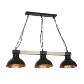Luster na lancu HAKON 3xE27/60W/230V
