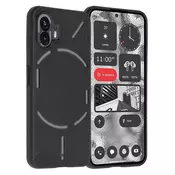 TPU gel ovitek Brushed Carbon za Nothing Phone (2) - črn