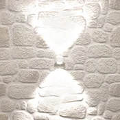 Top Light Puk Mini Wall LED 2x8W leče prozorne, bela mat - Dnevna soba/jedilnica - Dizajn - bela mat, prozorna - Kovina