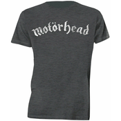 Motörhead Distressed Logo Mens Charcoal T Shirt: S