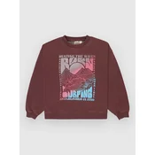 Roxy Lineup Crew Brushed Rg Kids Sweater huckleberry