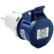 Famatel Industrijski adapter za utikac 2P+T/schuko uticnica 16A,IP20 - 13912