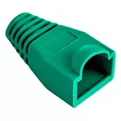 Kink Protection Sleeves, for RJ45 Modular plugs color green, 100 pieces