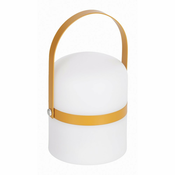 Bela zunanja svetilka Kave Home Janvir, višina 16 cm