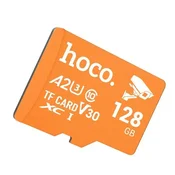 Memorijska kartica microSD 128GB klasa 10 UH-1 U3 V30 A2 Hoco narancasta