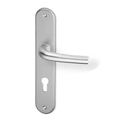 Okovje za vrata ACT Anna OV (F9), klika-klika, Luknja za običajni BB ključ, AC-T F9 (aluminij, nerjavno jeklo), 90 mm