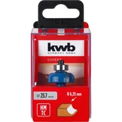 KWB - HM glodalo 25.7 polukružni žleb | SB, za glodalicu, drvo/plastika - (49755920)