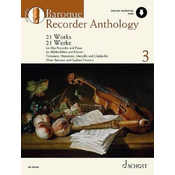BAROQUE RECORDER ANTHOLOGY FOR ALTO RECORDER AND PIANO VOL.3+ AUDIO ACCESS