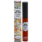 theBalm Read My Lips sijaj za ustnice odtenek WOW! 6 5 ml