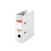 ESSELTE vezivo, 75 mm, A5, PP / PP, tirnica na robovih, Standard, bela
