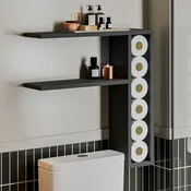 HANAH HOME Zidna polica Tiny Anthracite