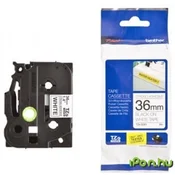 Brother Tapes TZES261 36mm wh/black 8m,močno lepilni