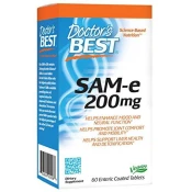 Doctors Best SAM-e, 200 mg, 60 enteričnih tablet