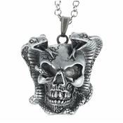 Obesek z ogrlico Skull - LSF4 63
