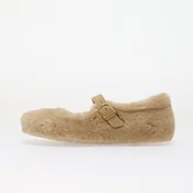 Birkenstock Santa Clarita Shearling Upper Sandcastle 40