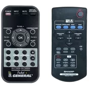 General SHARP RRMCGA177AWSA, RRMCGA235AWSA - remote control duplicate