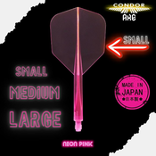 Dart Flight System/CONDOR/AXE/Neon - Red/Small