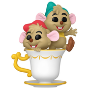 Bobble Figure Disney - Cinderella 75th Anniversary POP! - Figure Jaq & Gus Gus In Cup