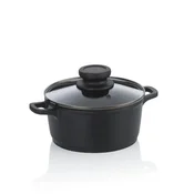 Kela Lonec s keramično površino in pokrovom ATURA 16 cm, 1 l