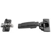 BLUM Hinge, full overlay, soft close, incl. covers, black onyx - Sapho - 24 - Iz nerjavečega jekla - 14
