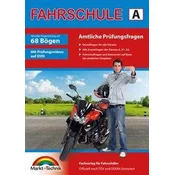 Führerschein Fragebogen Klasse A, A1, A2 - Motorrad Theorieprüfung original amtlicher Fragenkatalog auf 70 Bögen
