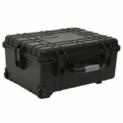Kovceg s kotacima crni 58 x 45 x 27 cm od PP-a