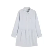 TOMMY HILFIGER Obleka svetlo modra/bela