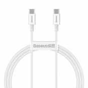 Baseus Superior Series USB-C/USB-C Cable 100W, 1m (white)