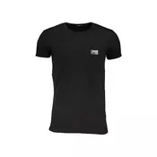 CAVALLI CLASS Muška majica Slim Maniche Corte, Crna