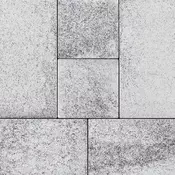 Tlakovec Umbriano granitno sivo bel 50x25x8cm, Semmelrock