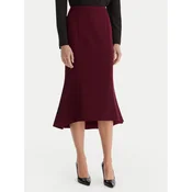 ACCESS FASHION Midi krilo 54-6027-168 Bordo rdeča Regular Fit