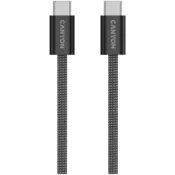CANYON kabel OnWire 60MG C-C 60W magnetno pleteni 1m crni CND-CCMG60AB15B