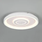 Reality Leuchten LED-stropna svetilka Nexalo, bela, kovinska, CCT, daljinski upravljalnik - Dnevna soba/jedilnica - Sodobni - Kovina
