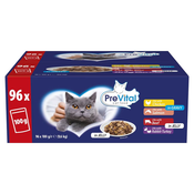 PreVital GIGA BOX vrecice piletina/losos/govedina/zec-puretina 96 x 100 g