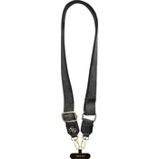 Trak Guess PU Crossbody trak z 4G kovinskim logotipom črn (GUUCNP4AGMK)