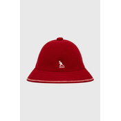 Volnen klobuk Kangol rdeča barva