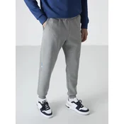 Tommy Life Športne hlače Jogginghose svetlo siva