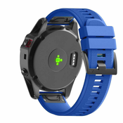BStrap Silicone Acton pašček za Garmin Fenix 5s/5s Plus, dark blue