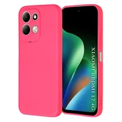 Silikonski ovitek Techsuit SoftFlex za Xiaomi Redmi 17 4G/5G - hot pink