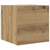 MAISON CHIC Stenska TV omarica - TV stojalo - Televizijska omarica artisan hrast 30,5x30x30 cm, (21699522)